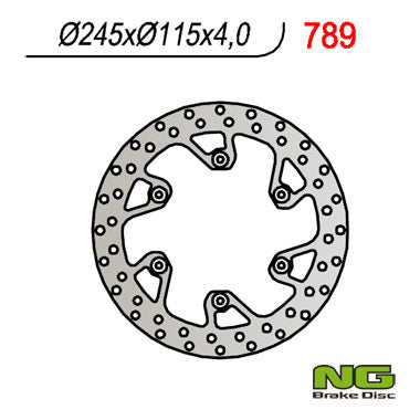 NG BRAKES NG789 brake disc