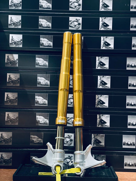 Öhlins FGRT 2xx gold Road & Track front fork actual product photo 4