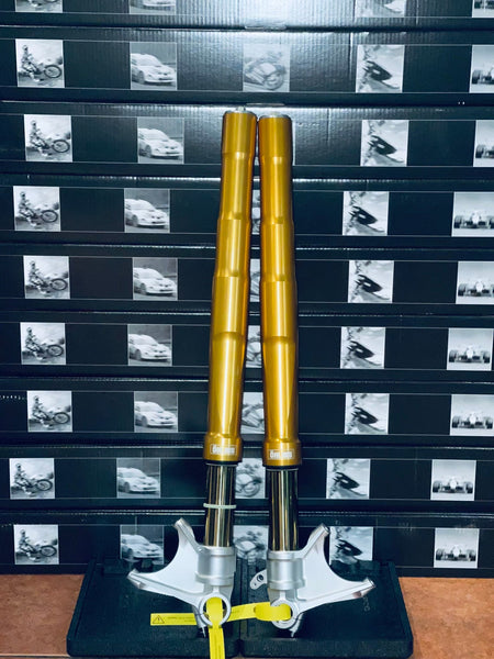 Öhlins FGRT 2xx gold Road & Track front fork actual product photo 5