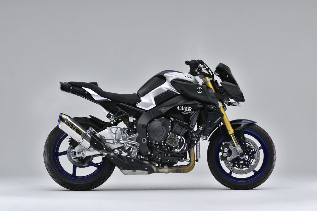 OVER Racing TT-Formula RS Slip-On Exhaust Titanium Silver MT-10(-21) | 10-31-01S - image 1