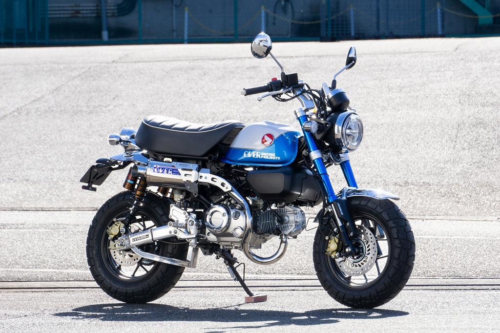 OVER Racing Stainless Oval ExhaustHigh-Mount Exhaust Monkey125(21-23)(24-) | 16-014-01 - image 1