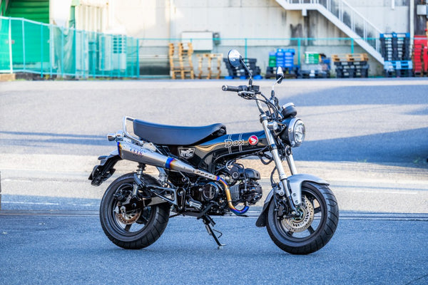 OVER Racing TT-Formula RS+PRO Mini L UP Full Titanium Exhaust Dax125(22-23)(24-) | 16-123-16 - image 1