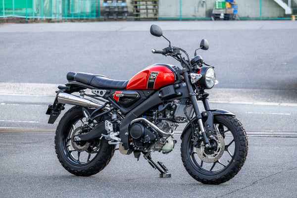 OVER Racing Short Megaphone High-Mount XSR125(24-) Exhaust | 16-32-02 - image 1