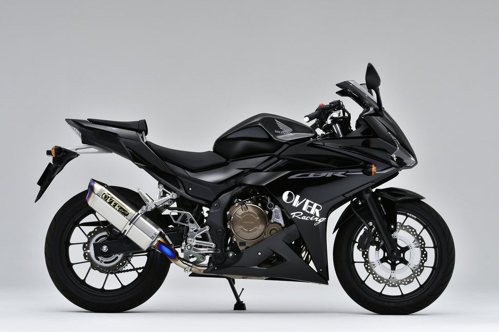 OVER Racing TT-Formula RS Slip-On Exhaust Full Titanium Exhaust CBR400R(16-) | 17-101-11 - image 1