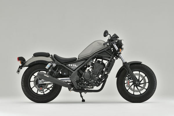 OVER Racing SSMegaphone Exhaust Slip-On Exhaust Black Rebel250(17-22)/S Edition(20-22) | 17-13-02 - image 2