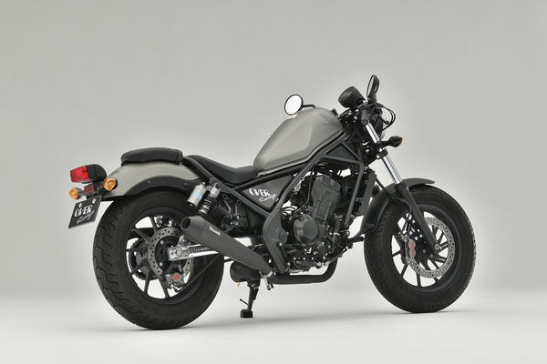 OVER Racing SSMegaphone Exhaust Slip-On Exhaust Black Rebel250(17-22)/S Edition(20-22) | 17-13-02 - image 3