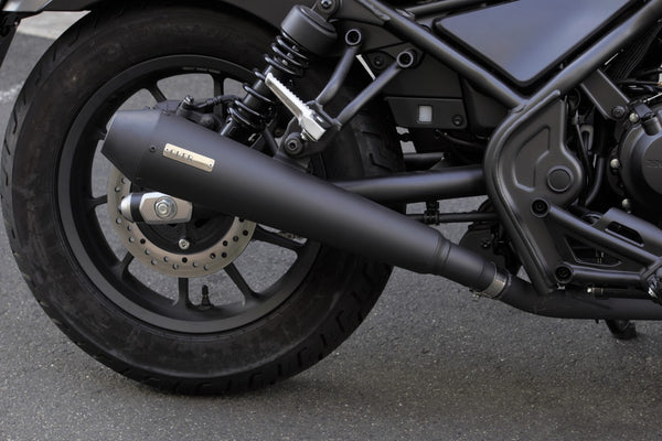 OVER Racing SSMegaphone Exhaust Slip-On Exhaust Black Rebel250(17-22)/S Edition(20-22) | 17-13-02 - image 4