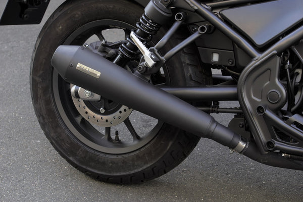 OVER Racing SSMegaphone Exhaust Slip-On Exhaust Black Rebel250(17-22)/S Edition(20-22) | 17-13-02 - image 5