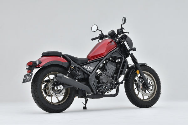 OVER Racing SSMegaphone Exhaust Slip-On Exhaust Black Rebel250(23-)/S Edition(23-) | 17-131-02 - image 2