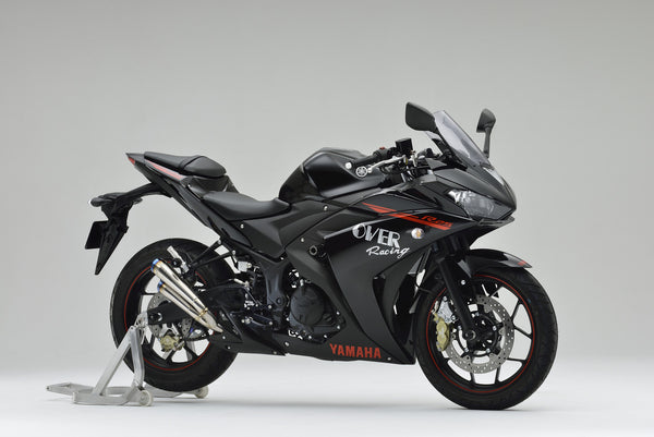 OVER Racing Twin Titanium Megaphone Slip-On YZF-R25/MT-25 Exhaust | 17-35-02 - image 2
