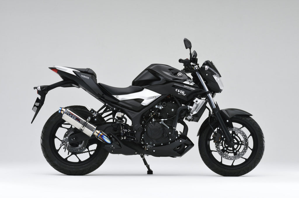 OVER Racing TT-Formula Slip-On Exhaust Full Titanium Exhaust YZF-R25/MT-25 | 17-35-03 - image 1