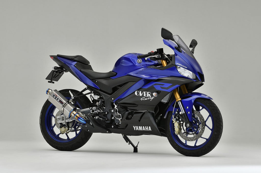 OVER Racing TT-Formula Slip-On Exhaust Full Titanium Exhaust YZF-R25(19-) | 17-351-03 - image 1