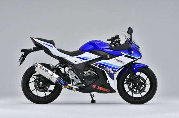 OVER Racing TT-Formula Slip-On Exhaust Full Titanium Exhaust GSX250R | 17-57-01 - image 1