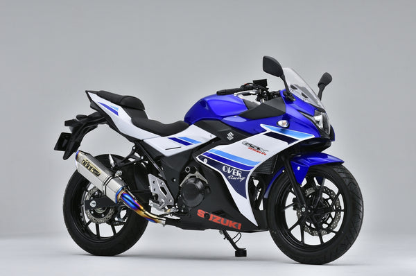 OVER Racing TT-Formula RS Slip-On Exhaust Full Titanium Exhaust GSX250R | 17-57-11 - image 2