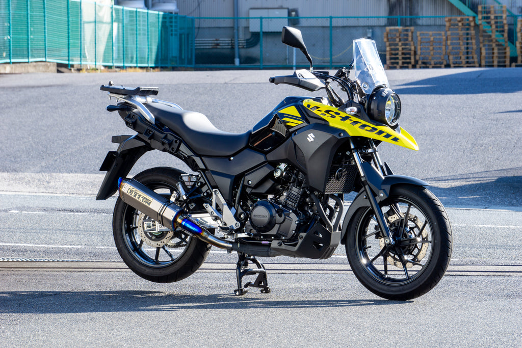 OVER Racing TT-Formula RS Slip-On Full Titanium V-Strom250(17-22) Exhaust | 17-63-11 - image 1