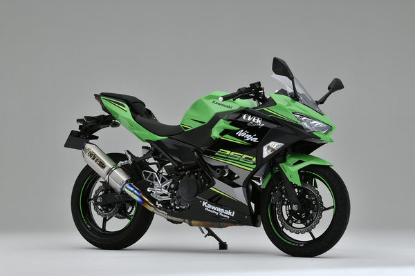 OVER Racing TT-Formula RS Slip-On Exhaust Full Titanium Exhaust Ninja250(18) | 17-693-04 - image 2