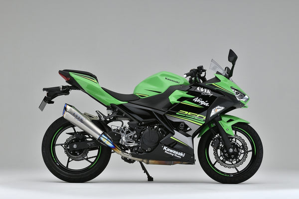 OVER Racing TT-Formula RS+PRO Slip-On Exhaust Full Titanium Exhaust Ninja250(18) | 17-693-05 - image 1