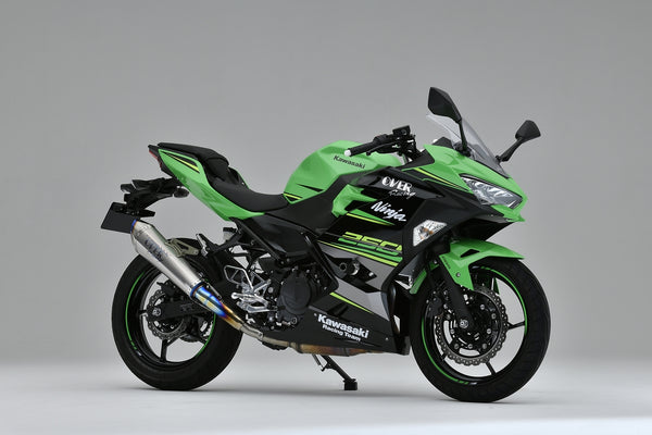 OVER Racing TT-Formula RS+PRO Slip-On Exhaust Full Titanium Exhaust Ninja250(18) | 17-693-05 - image 2