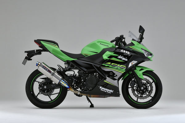 OVER Racing TT-Formula Slip-On Exhaust Full Titanium Exhaust Ninja400(18) | 17-722-03 - image 1