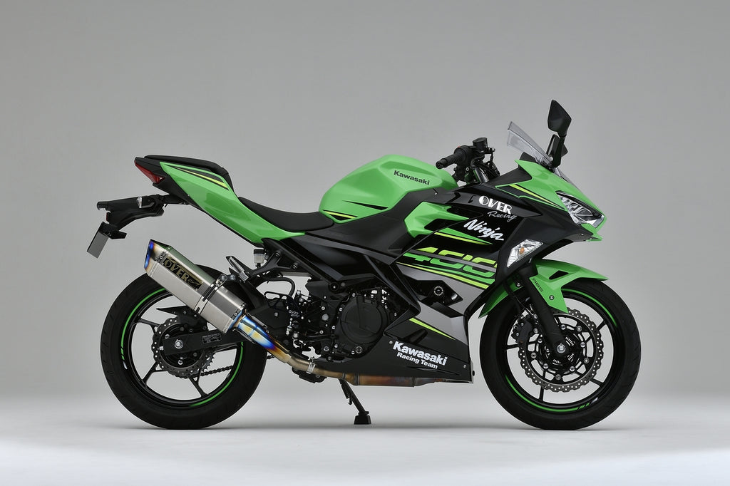 OVER Racing TT-Formula RS Slip-On Exhaust Full Titanium Exhaust Ninja400(18) | 17-722-04 - image 1