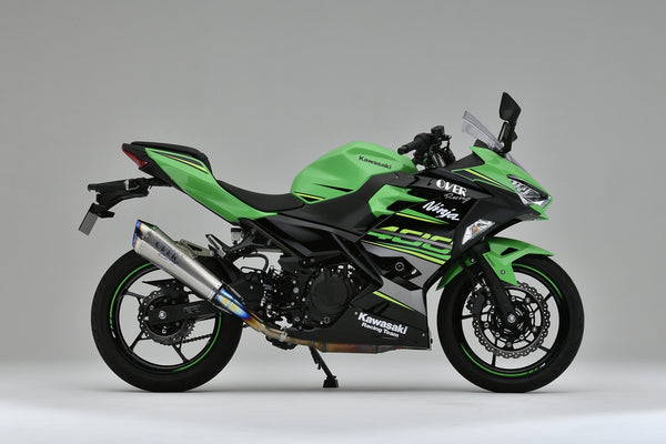 OVER Racing TT-Formula RS+PRO Slip-On Exhaust Full Titanium Exhaust Ninja400(18) | 17-722-05 - image 1