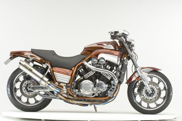 OVER Racing GP-PERFORMANCE Twin Full Titanium Exhaust V-MAX1200 | 20-34-TTW - image 1