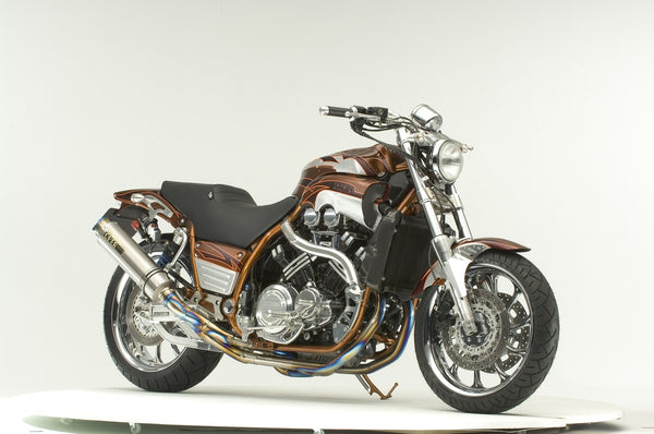OVER Racing GP-PERFORMANCE Twin Full Titanium Exhaust V-MAX1200 | 20-34-TTW - image 3