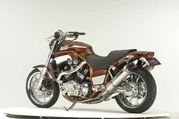 OVER Racing GP-PERFORMANCE Twin Full Titanium Exhaust V-MAX1200 | 20-34-TTW - image 4