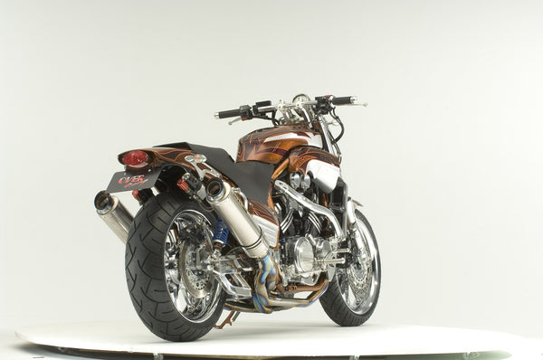 OVER Racing GP-PERFORMANCE Twin Full Titanium Exhaust V-MAX1200 | 20-34-TTW - image 5