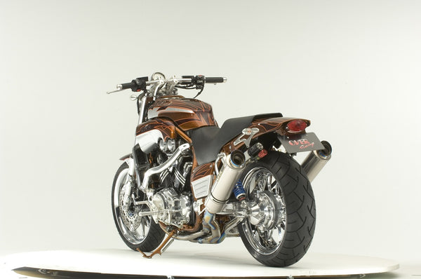 OVER Racing GP-PERFORMANCE Twin Full Titanium Exhaust V-MAX1200 | 20-34-TTW - image 6