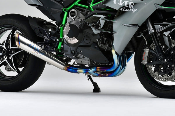 OVER Racing Megaphone Exhaust 4-2-1 Titanium Racing Exhaust NinjaH2 | 20-87-02 - image 2