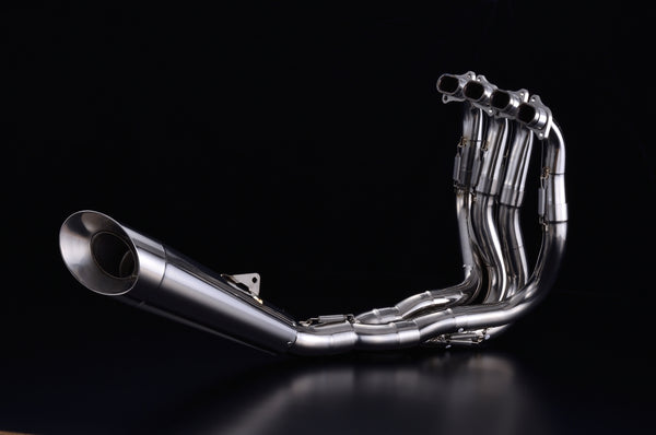 OVER Racing Megaphone Exhaust 4-2-1 Titanium Racing Exhaust Raw Titanium NinjaH2 | 20-87-021 - image 1