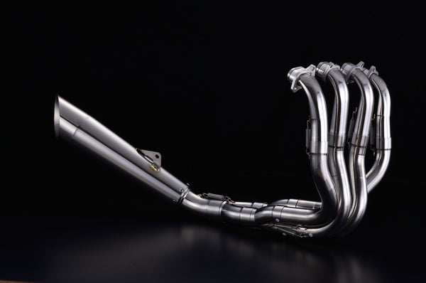 OVER Racing Megaphone Exhaust 4-2-1 Titanium Racing Exhaust Raw Titanium NinjaH2 | 20-87-021 - image 2