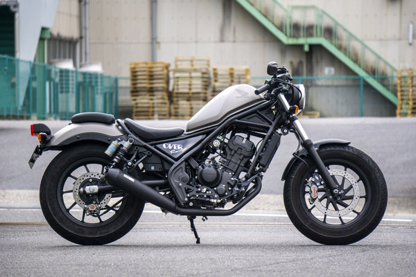 OVER Racing SS Megaphone Complete Exhaust Black Rebel250(17-)/S Edition(20-) | 25-131-02B - image 2