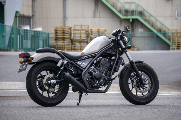 OVER Racing SS Megaphone Complete Exhaust Black Rebel250(17-)/S Edition(20-) | 25-131-02B - image 3