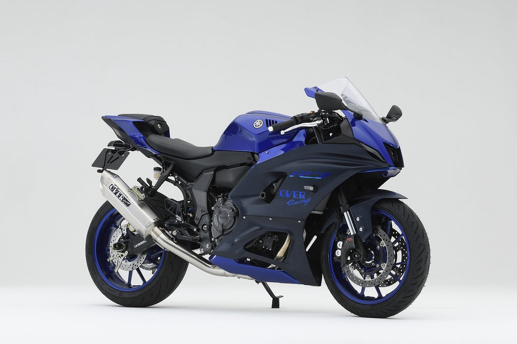 OVER Racing TT-Formula RS 2-1 Full Titanium Satin FinishFinish YZF-R7(22-) Exhaust | 25-44-111 - image 1