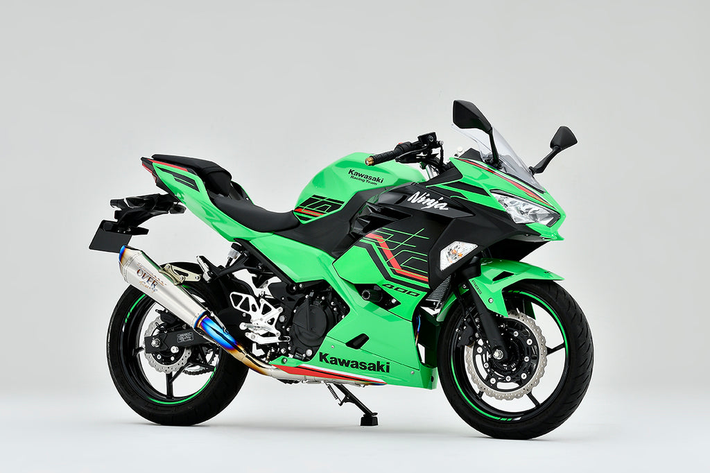OVER Racing TT-Formula RS+PRO 2-1 Full Titanium Exhaust Ninja400(23-) | 25-723-12 - image 1