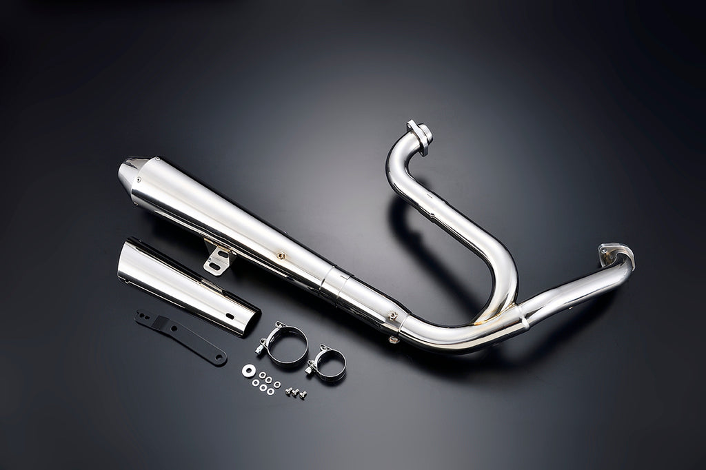OVER Racing SSMegaphone Exhaust 2-1 Satin Finish FXLRS(20-23)(24-)/FXLRST(22-23)(24 | 25-922-011 - image 1