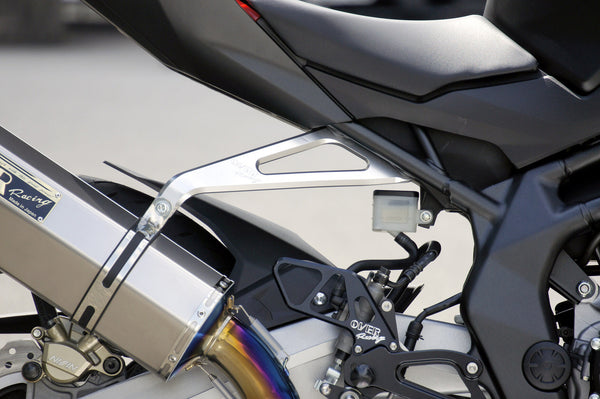 OVER Racing CNC Aluminum Exhaust Bracket Silver CBR250RR | 36-02-01 - image 1