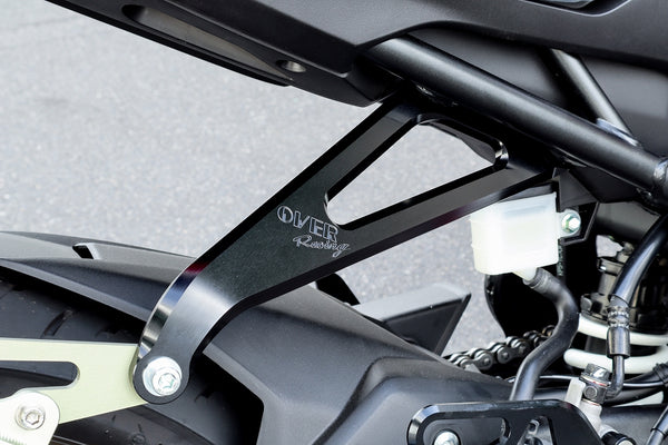 OVER Racing CNC Aluminum Exhaust Bracket Black CBR250RR | 36-02-01B - image 1