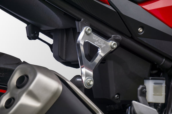 OVER Racing CNC Aluminum Exhaust Bracket Silver CBR400R(19-) | 36-102-01 - image 3