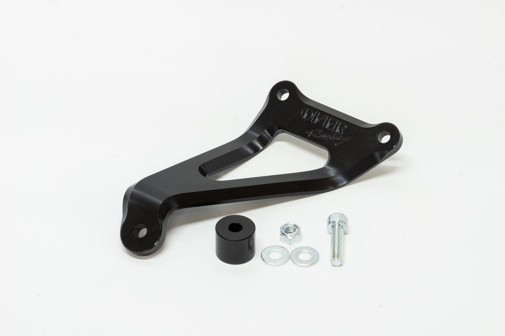 OVER Racing CNC Aluminum Exhaust Bracket Black CBR400R(19-) | 36-102-01B - image 1