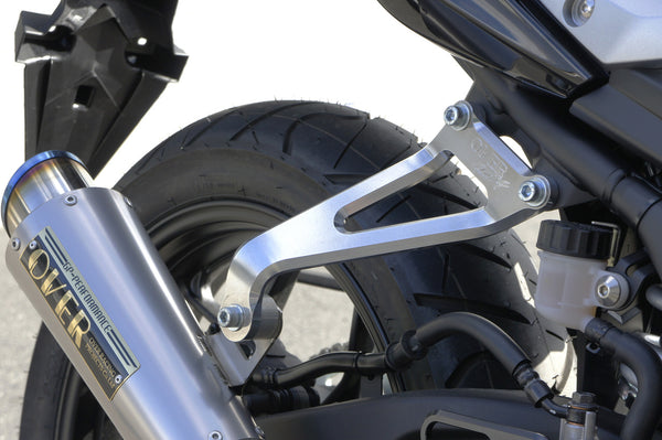 OVER Racing CNC Aluminum Exhaust Bracket Silver YZF-R25/MT-25 | 36-35-01 - image 3