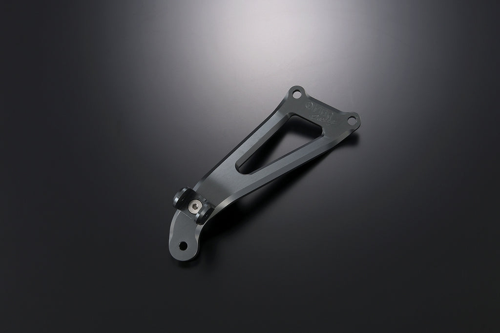 OVER Racing CNC Aluminum Exhaust / Passenger Footpeg Bracket Gunmetal Z900RS | 36-71-02GM - image 1