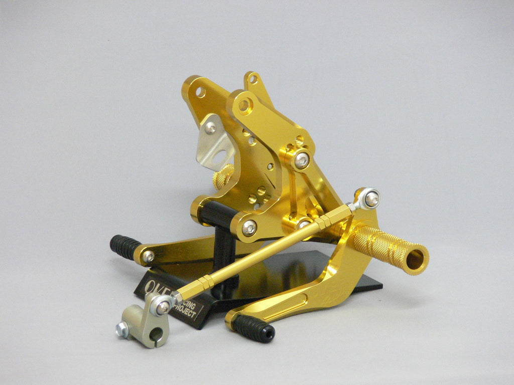 OVER Racing Rearset Kit 4-Position Gold Drum Brake Monkey - image 1