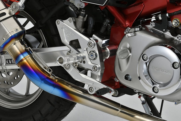 OVER Racing Rearset Kit 4-Position Silver MONKEY125 | 51-012-01 - image 1