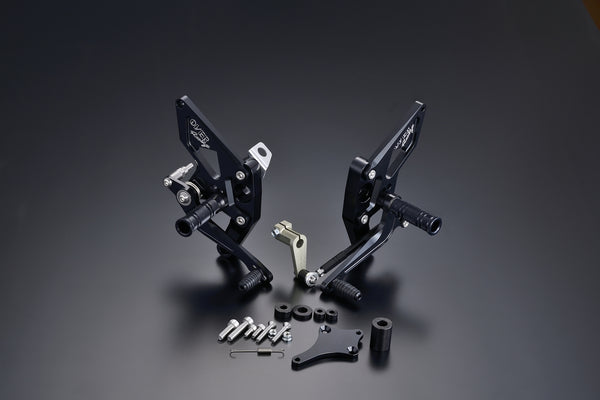 OVER Racing Rearset Kit 4-Position Silver MONKEY125 | 51-012-01 - image 3