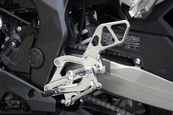 OVER Racing Rearset Kit 4-Position Silver CBR250RR | 51-02-01 - image 3