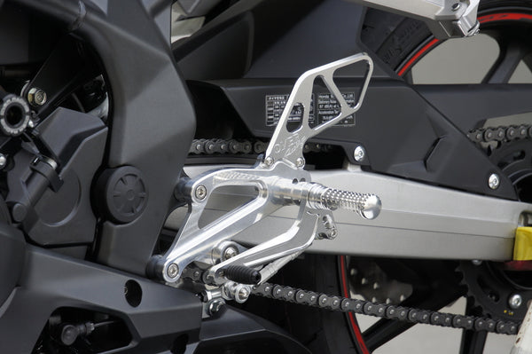 OVER Racing Rearset Kit 4-Position Silver CBR250RR | 51-02-01 - image 4