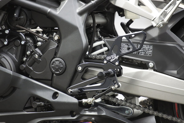 OVER Racing Rearset Kit 4-Position Black CBR250RR | 51-02-01B - image 3